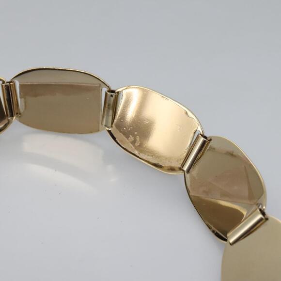 CELINE Shoulder Bag Leather Purple Gold - Picture 9 of 13